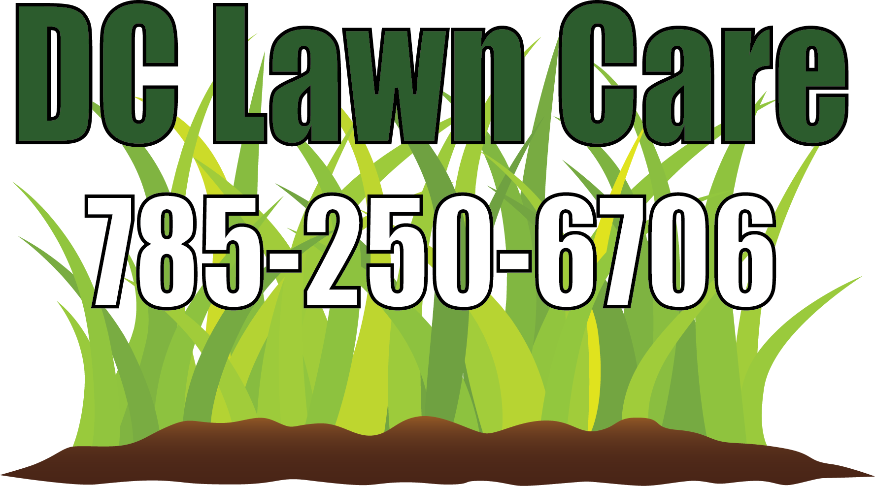 DC Lawn Care Logo (Transparent)